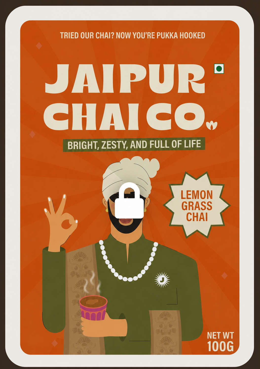 Buy Lemon Grass Chai Online - Jaipur chai Co nazakat in every ship