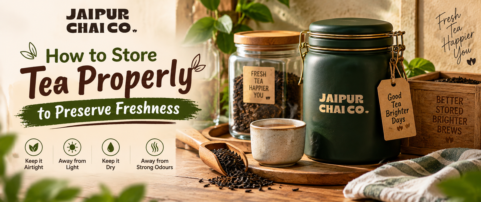 How to Store Tea Properly to Preserve Freshness